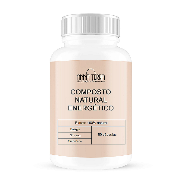 Composto Natural Energético 60 Cápsulas