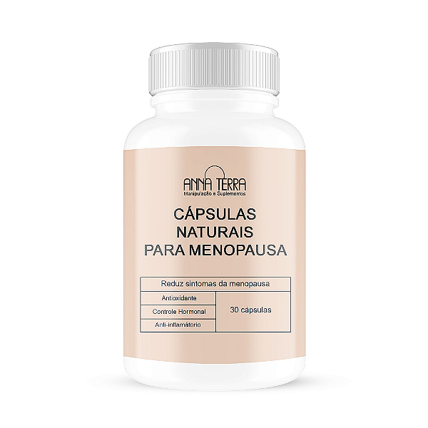 Cápsulas Naturais Para Menopausa 30 Cápsulas