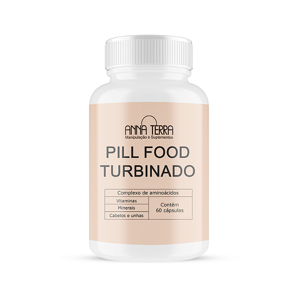 Pill Food Turbinado 60 Cápsulas