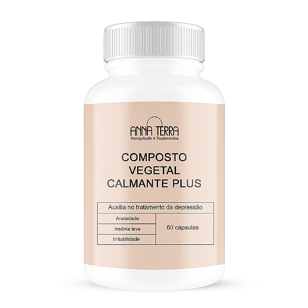 Composto Vegetal Calmante Plus 60 Cápsulas