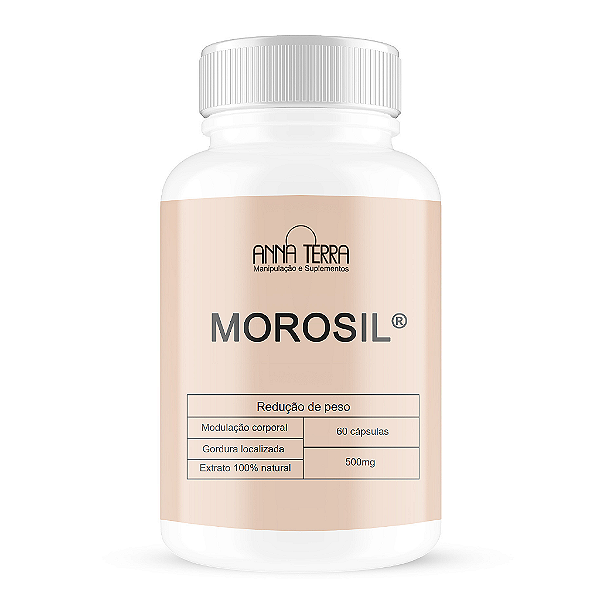Morosil® 500mg Com Selo de Autenticidade 60 Cápsulas