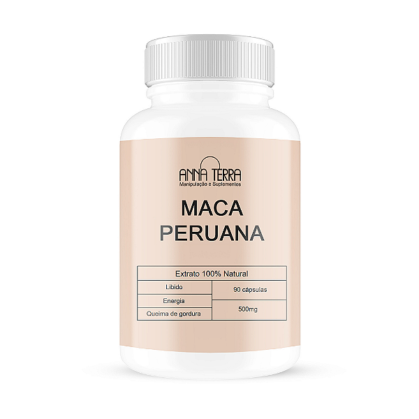 Maca Peruana 500mg 90 Cápsulas