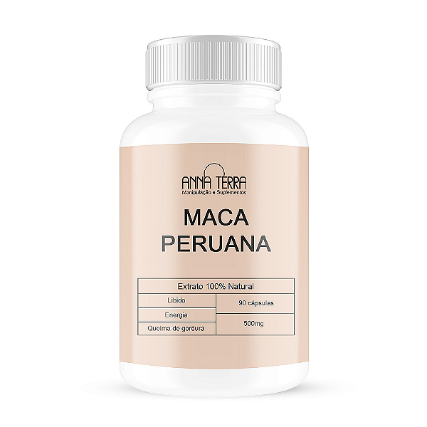Maca Peruana 500mg 90 Cápsulas