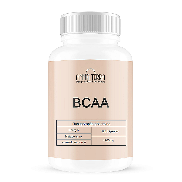 Bcaa 1700mg - 120 Cápsulas