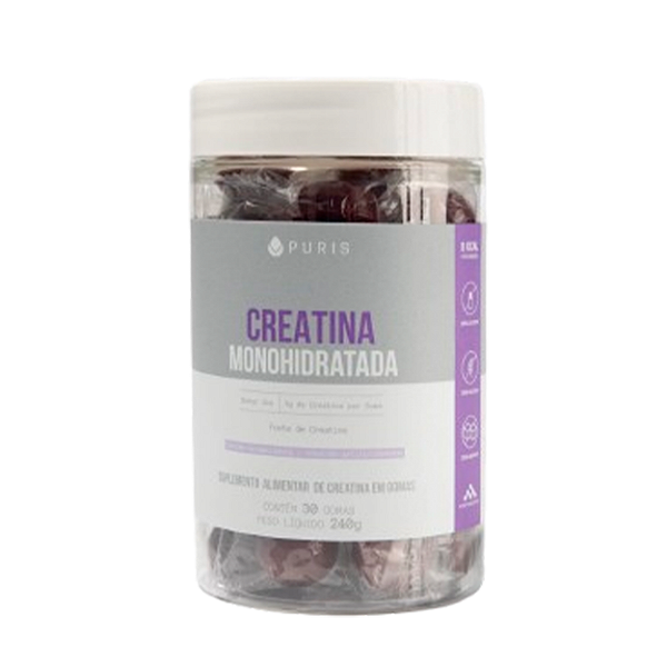 Gomas de Creatina - 30 gomas - 240g - PURIS