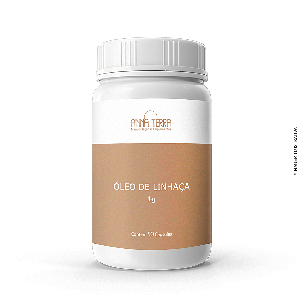 Óleo de Linhaça 1g - 50 cápsulas