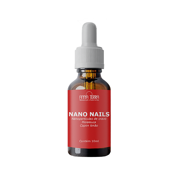 Nano Nails - Nanopartículas de cravo, melaleuca e capim limão - 10ml