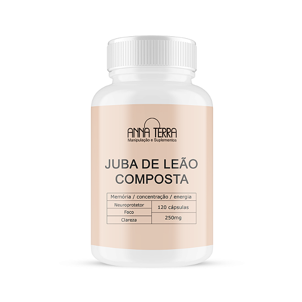 Juba de leão composta 250mg - Neuroprotetor, foco e clareza.