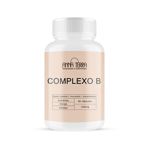 Complexo B 100mg - 60 cápsulas