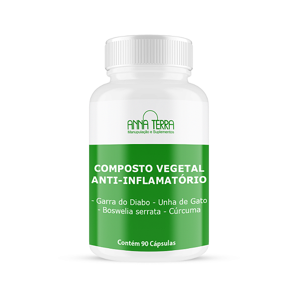 Composto Vegetal Anti-inflamatório - 90 cápsulas