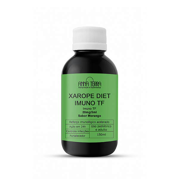 Xarope Diet Imuno TF 150ml - Sabor Morango