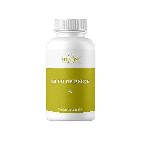 Óleo de peixe - Rico em Ômega 3 1g  - 90 cápsulas