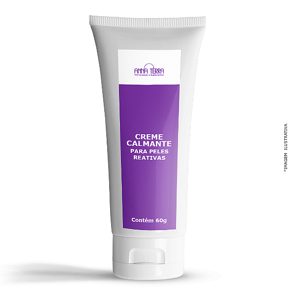 Creme calmante para peles reativas 60g - Anna Terra