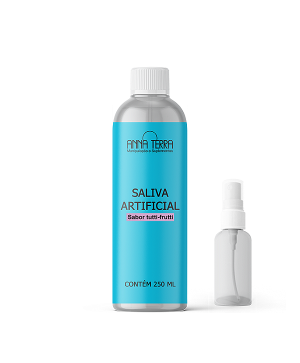 Saliva Artificial 250ml + Frasco Spray 30ml - Com Sabor