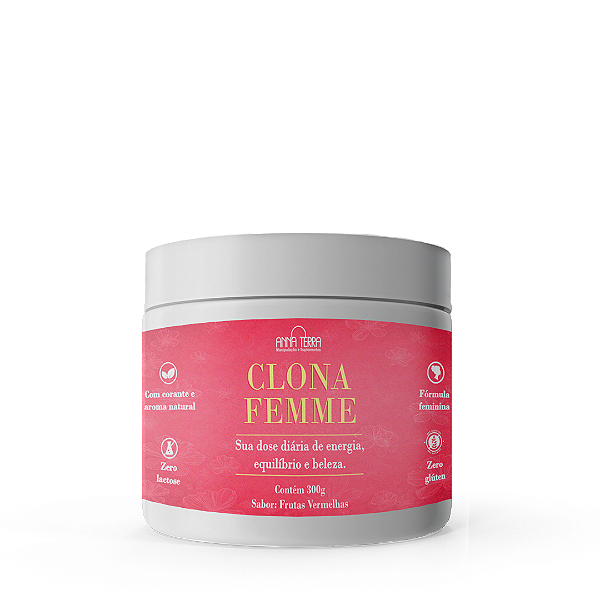 Shot Clona Femme - Energia e Equilíbrio Feminino - 300g