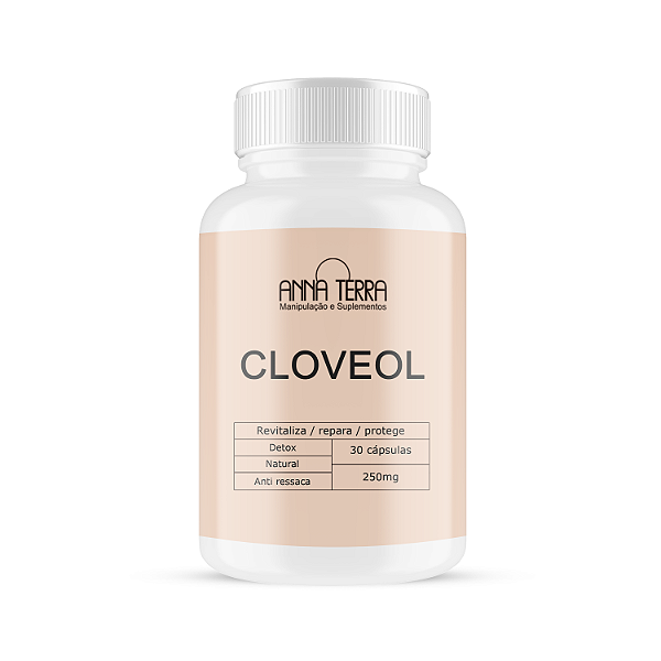 Cloveol 250mg | Proteção Hepática Natural | Reduz Danos ao Fígado, Alivia Ressaca e Elimina Toxinas | 30 Cápsulas