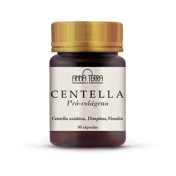 Centella Pró-colágeno - Centella asiática, Dimpless, Venolin - 30 cápsulas