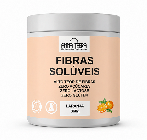 Fibras Solúveis em pó - Sabor Laranja