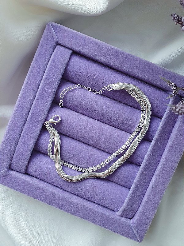 Pulseira duplo glamour