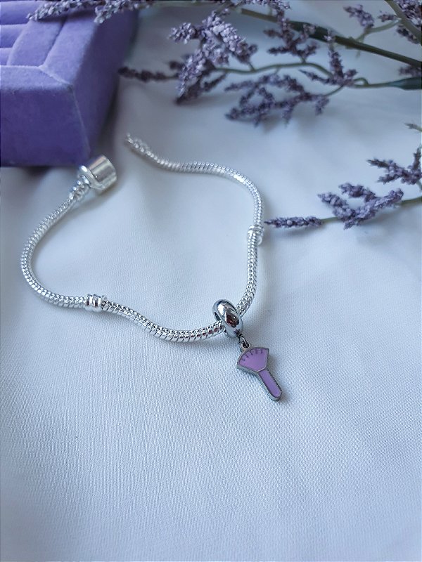 Berloque pincel de maquiagem