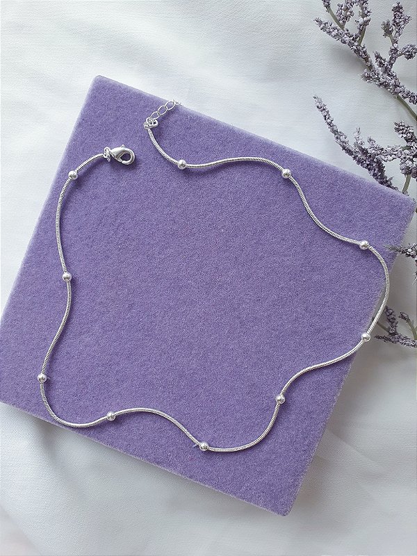 Choker bolinhas