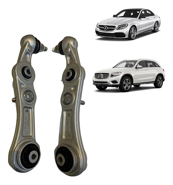 Par Braço Dianteiro Reto Inferior C200 2016 2017 2018