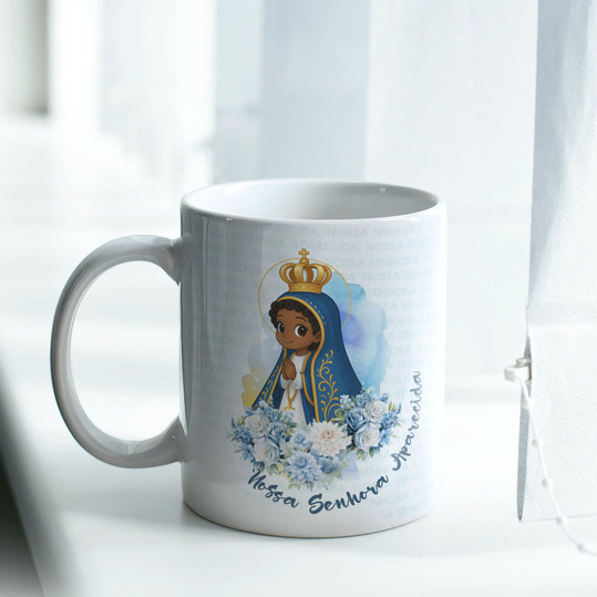 CANECA NOSSA SENHORA APARECIDA PERSONALIZADA