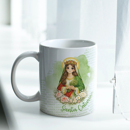 CANECA SANTA CATARINA PERSONALIZADA 325ml