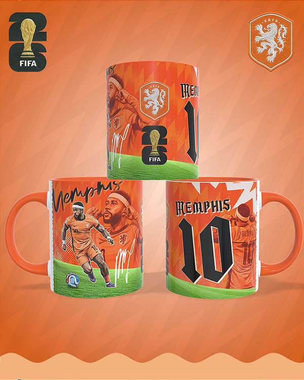 CANECA MEMPHIS DEPAY PERSONALIZADA 325ml