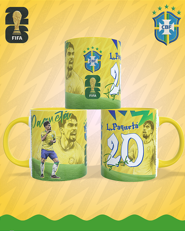 CANECA LUCAS PAQUETÁ PERSONALIZADA 325ml