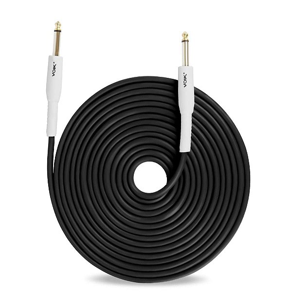 Cabo P10 Mono x P10 Mono 6m Preto VOIK Connect Series