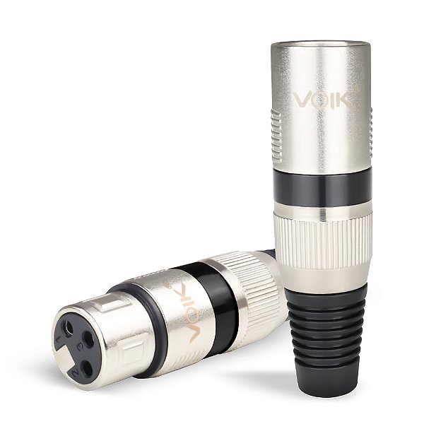 XLR Macho e Fêmea Voik PVK-MP