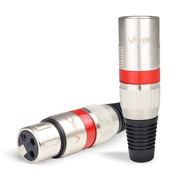 XLR Macho e Fêmea Voik PVK-MV