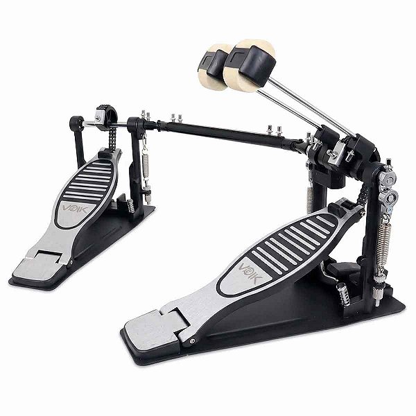 Pedal de Bumbo Duplo Voik VPB-100