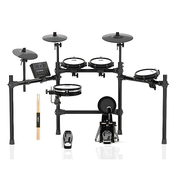 Bateria Eletrônica Bluetooth Mesh 9 Peças Voik Dream-800
