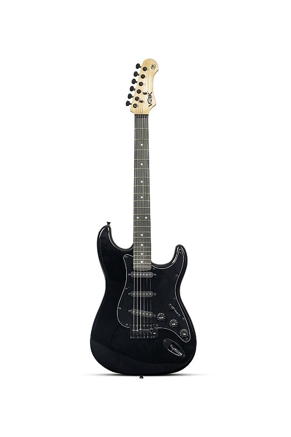 Guitarra Eletrica Voik 100 Noir Black Gloss Core Series