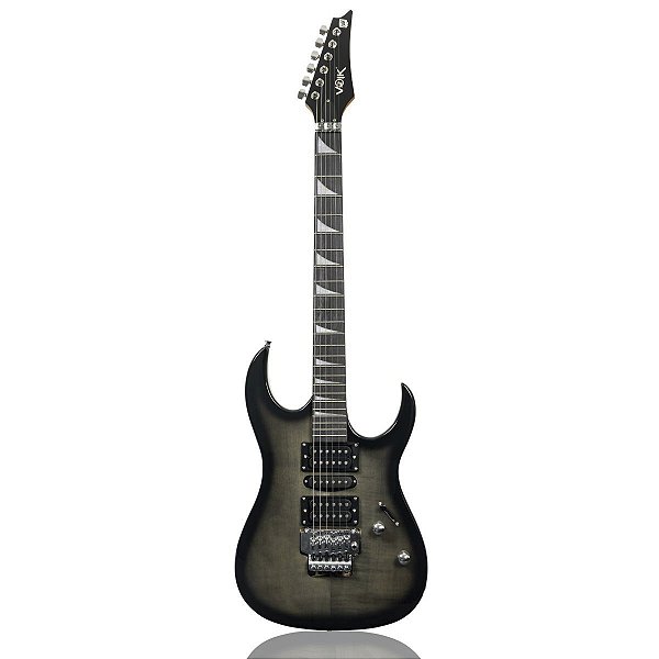 Guitarra Elétrica Superstrato Voik EDGE 220 Gloss Black