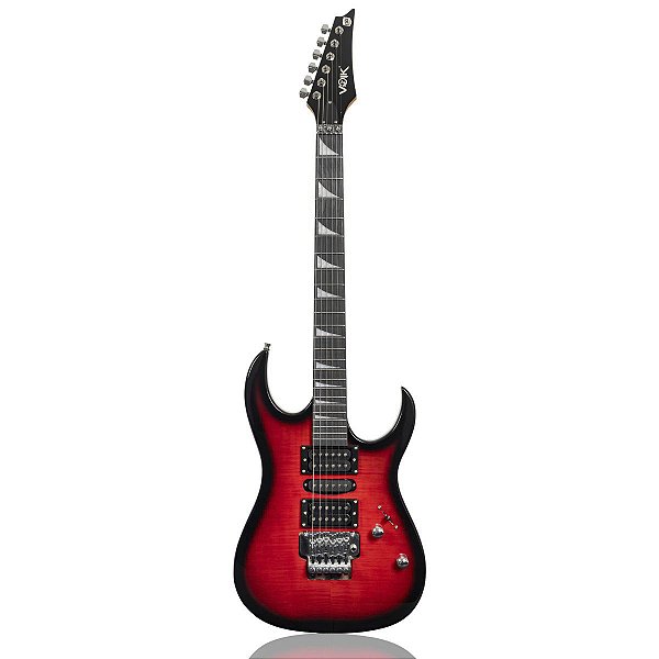 Guitarra Elétrica Superstrato Voik 240 Crimson Gloss RED