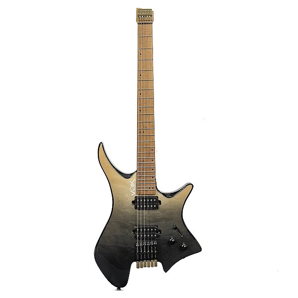 Guitarra Elétrica Profissional Headless Voik 600 Voidline Ghost Fade