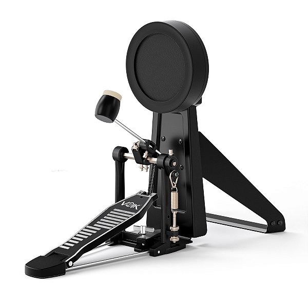 Pad Bumbo Mesh 6 Pol Com Pedal Eletrônico Voik