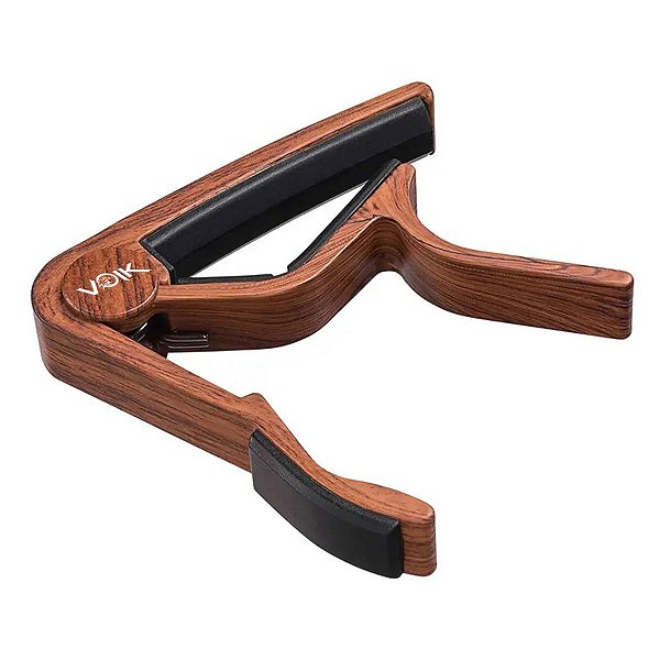 Capotraste Metal Voik CAPO WOOD Para Violão Guitarra Ukulele