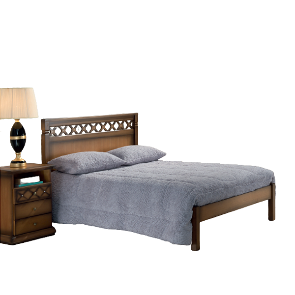 Cama Solteiro Safira 90cm Madeira Maciça