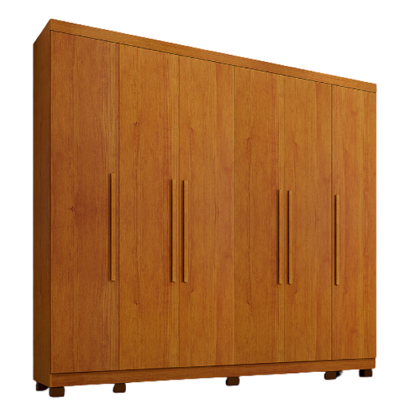 Guarda-Roupa Atlanta 2,70m 6 Portas e 6 Gavetas