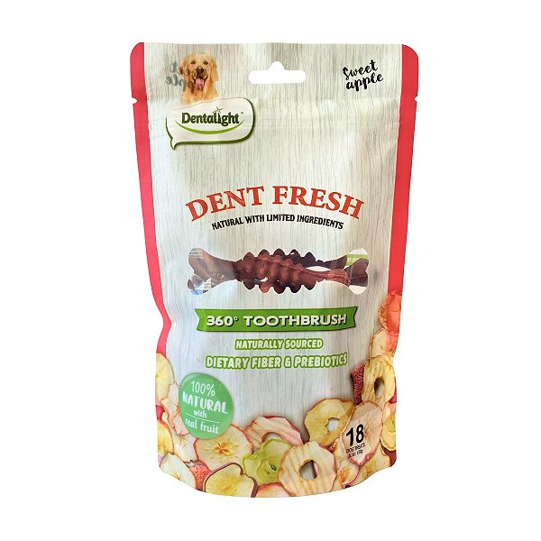 Petisco Natural Dent Fresh Maçã Desidratada Digestão & Equilíbrio 150g