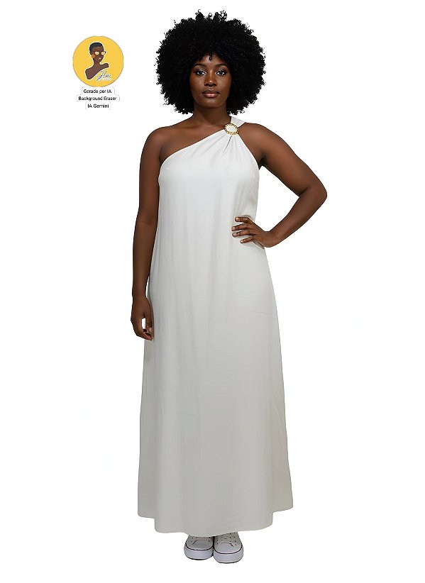 Vestido Ombro Longo