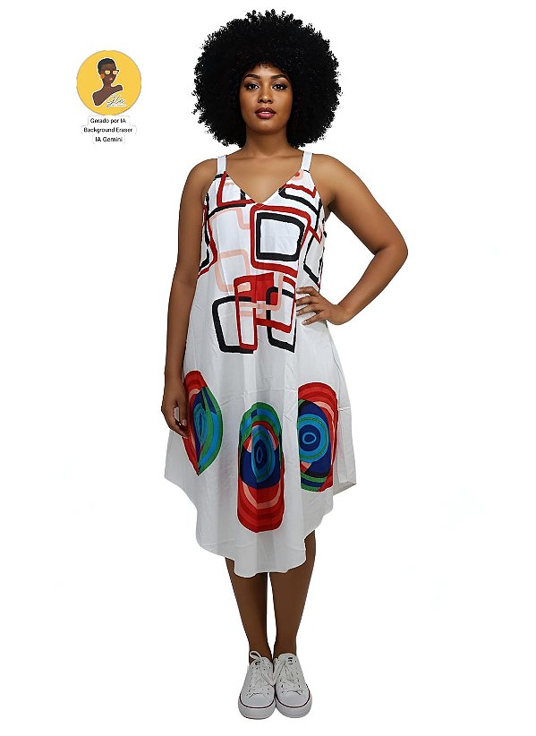 Vestido Regata Alça Trapézio