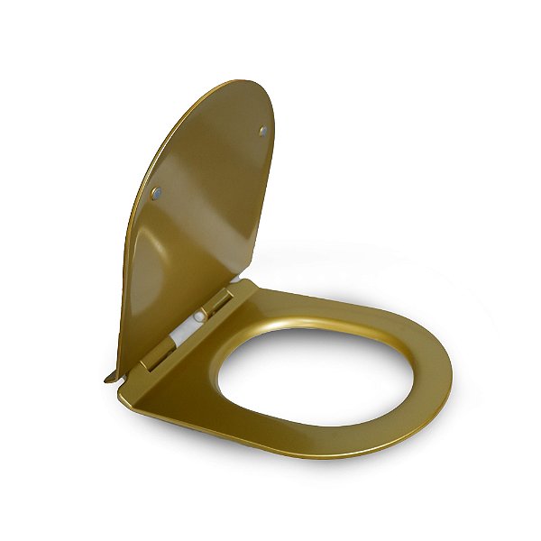TAMPA / ASSENTO SANITÁRIO - MODELO TURIM - COR GOLD