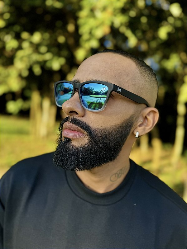 Óculos de Sol Rio Esportivo - Azul Espelhado