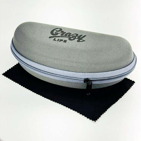 Case Zipper Cinza - Crazy Life