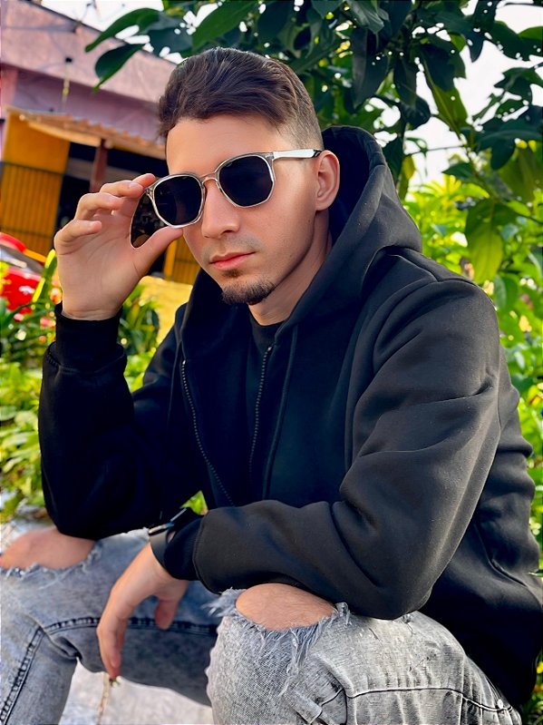 Óculos de Sol Carbon - Transparente c/ PRETO